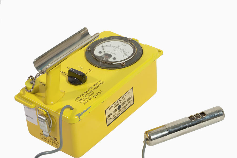 Geiger Counter And Geiger Tube by Science Stock Photography/science Photo  Library