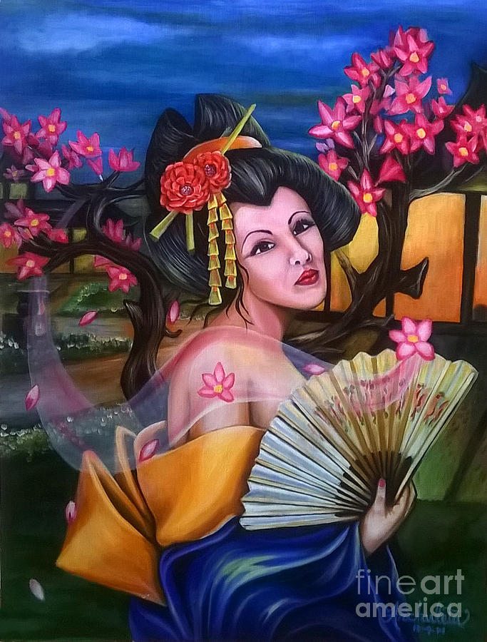 Geiko Painting by Ruben Archuleta - Art Gallery