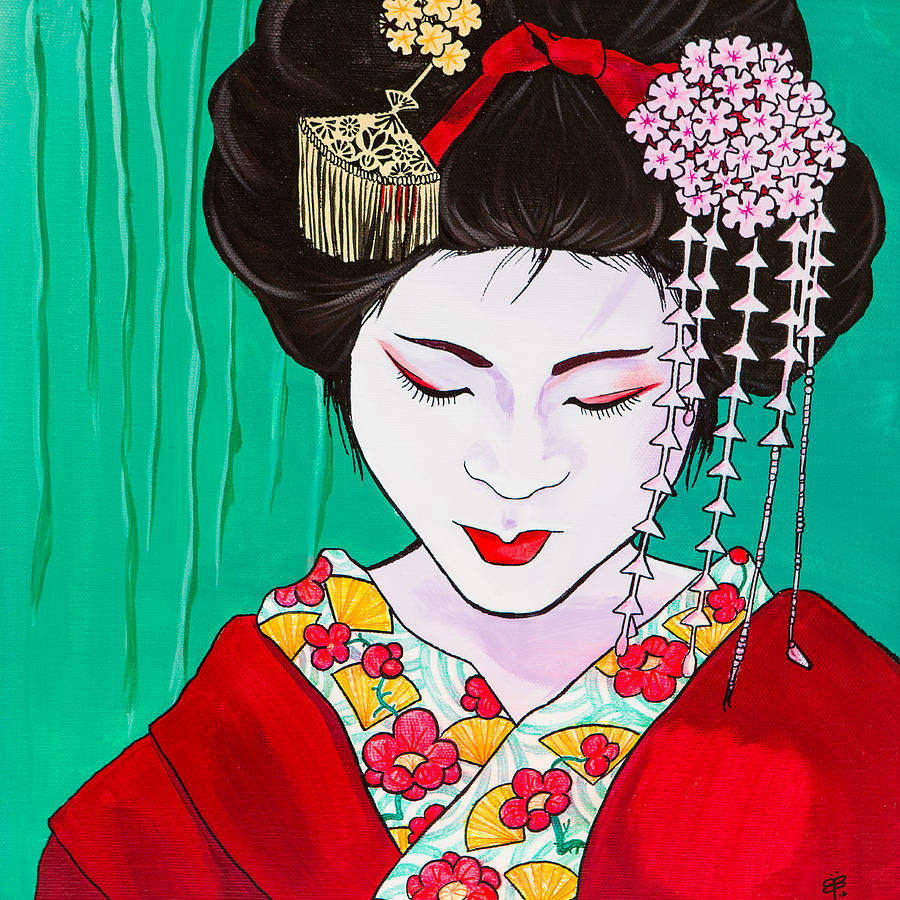 Geisha Painting by Emily Brantley - Fine Art America