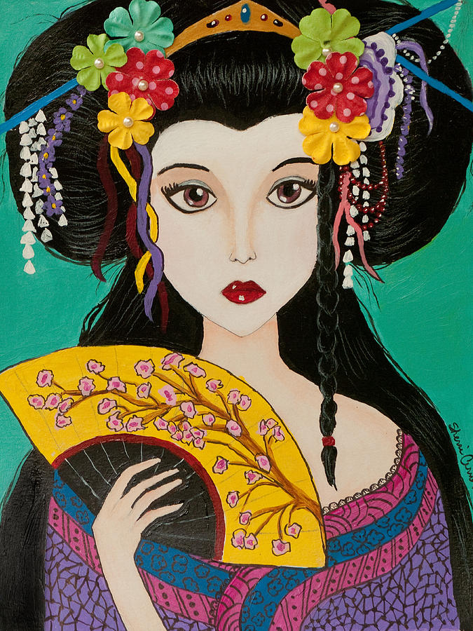 Geisha Painting by Sherri Arnold - Fine Art America