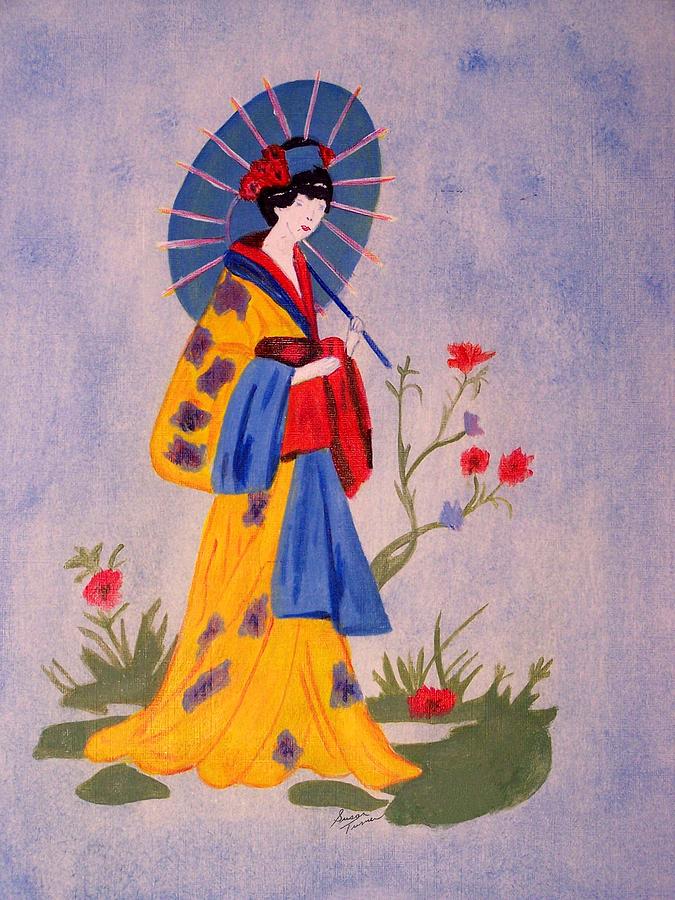 Geisha Painting by Susan Turner Soulis
