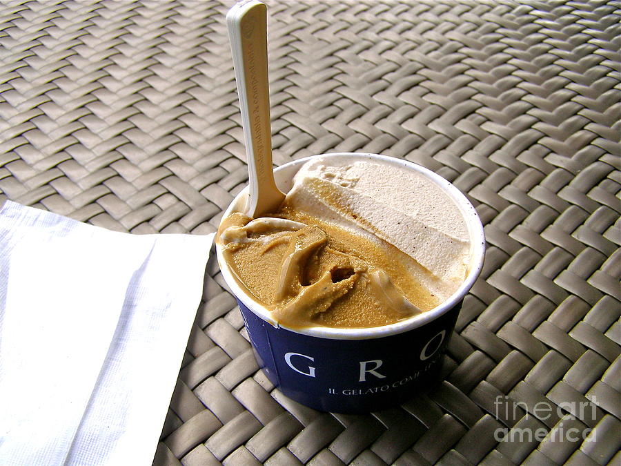 New York City Photograph - Gelato in the Park by LeLa Becker