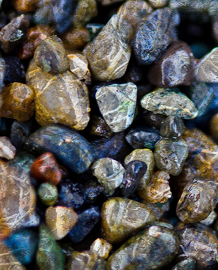 Gems At The Beach - Rocks - Ocean Photograph by Marie Jamieson
