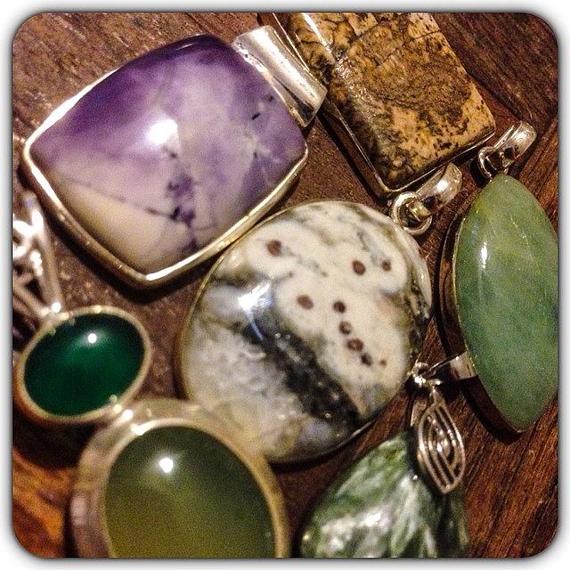Instagram Photograph - #gemstone #sterlingsilver #pendants by Robyn Padden