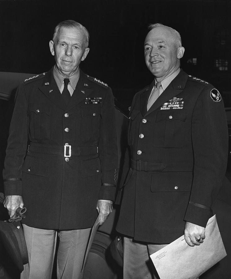 Gen. George Marshall And Army-air Force Photograph by Everett