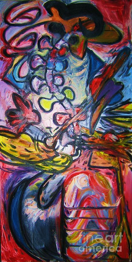 Abstract Painting - Gene Krupa by Drew Eurek