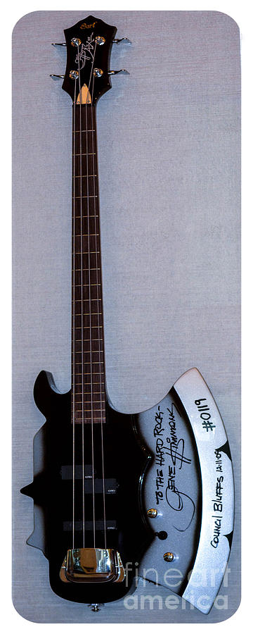 Gene Simmons Hatchet Bass Guitar Photograph