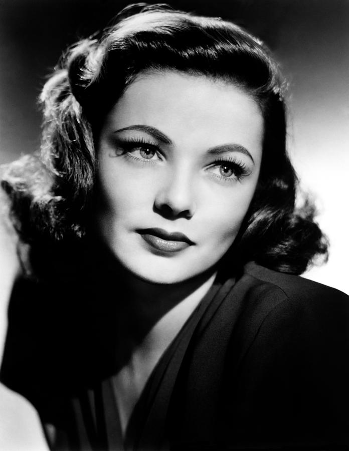 Movie Photograph - Gene Tierney by Mountain Dreams