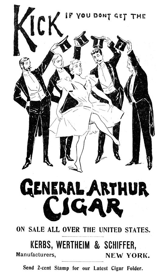 General Arthur Cigar, 1895 Painting by Granger