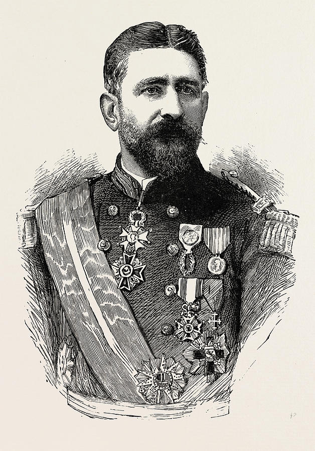 General Drawing - General Boulanger, Born 1837, Died September 30 by English School