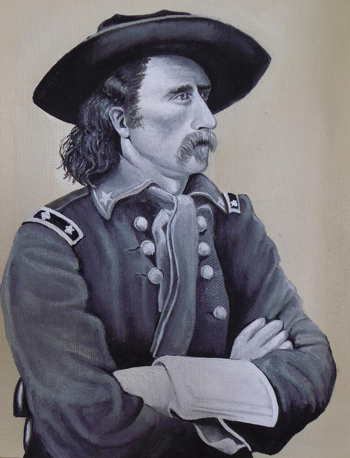 General Custer Painting by Martin Schmidt