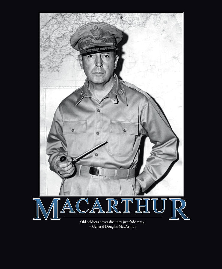 General Douglas MacArthur Photograph by Retro Images Archive