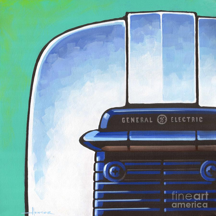 General Electric Toaster Painting by Larry Hunter
