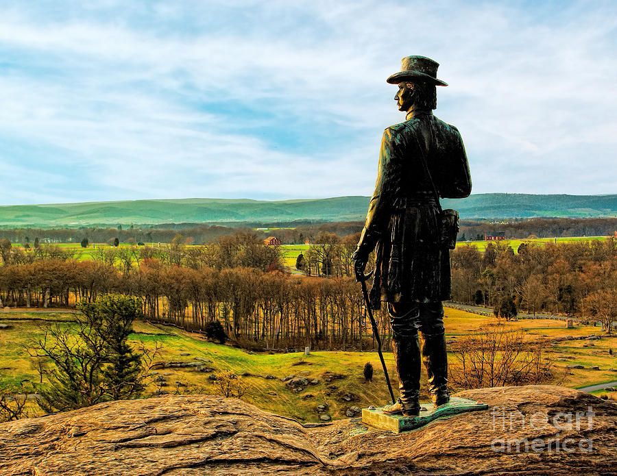 General G.K. Warren -Gettysburg Photograph by Nick Zelinsky Jr