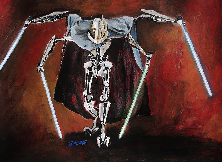 Star Wars Painting - General Grievous by Jeremy Moore
