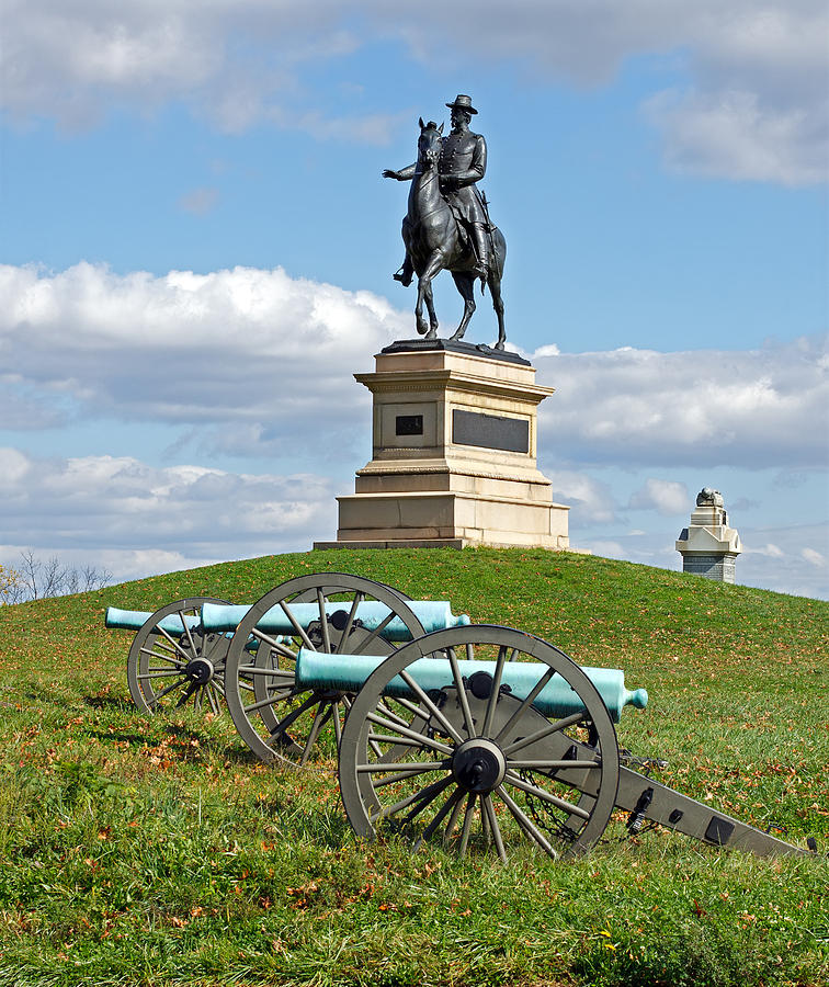 General Hancock at Gettysburg Photograph by Delmas Lehman | Fine Art ...