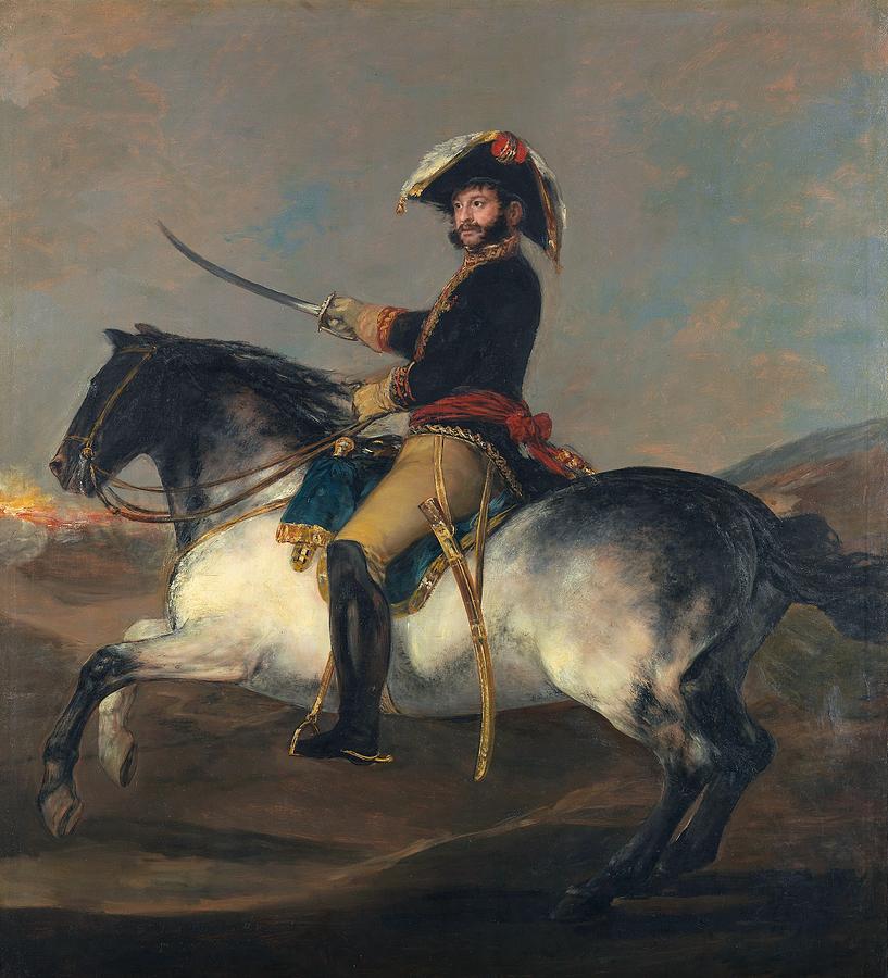 Francisco Goya Painting - General Jose de Palafox on Horseback by Francisco Goya