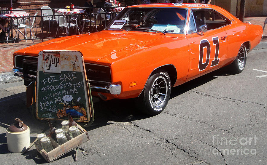 Car Photograph - General Lee by Gregory Dyer