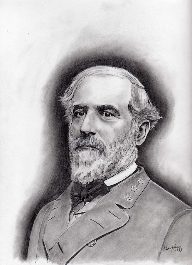 General Robert E. Lee Drawing by Lou Knapp Pixels