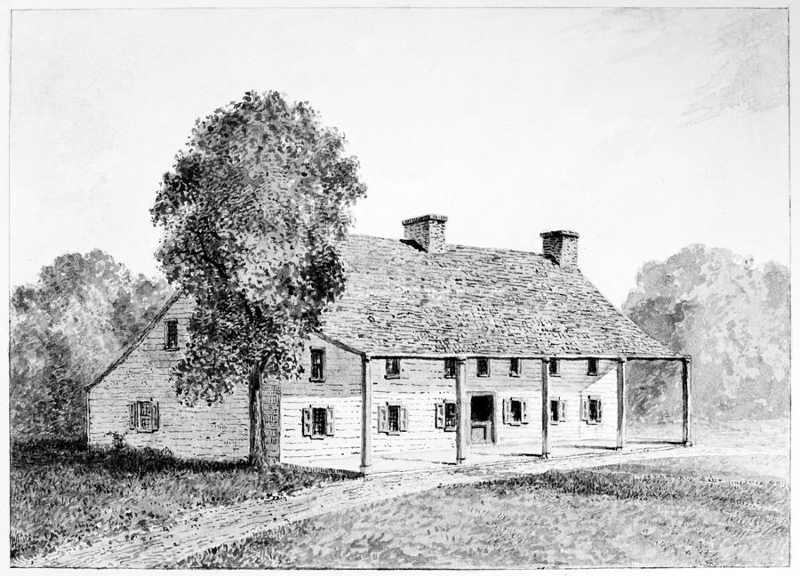 General Schuylers House Painting by Granger
