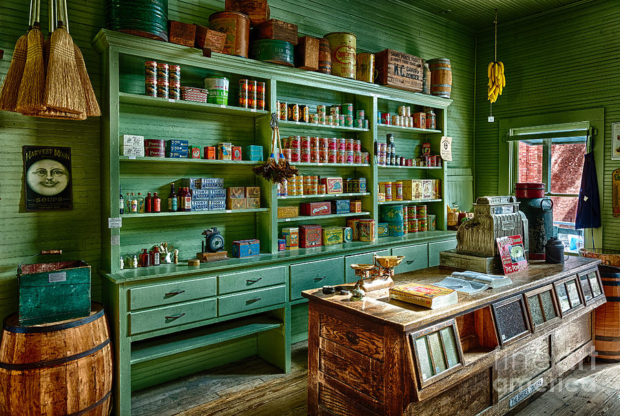 Dallas Photograph - General Store by Inge Johnsson