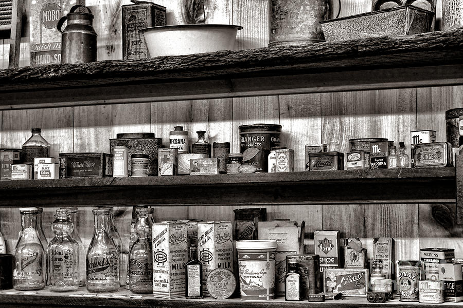 General Store Shelves Photograph by Olivier Le Queinec