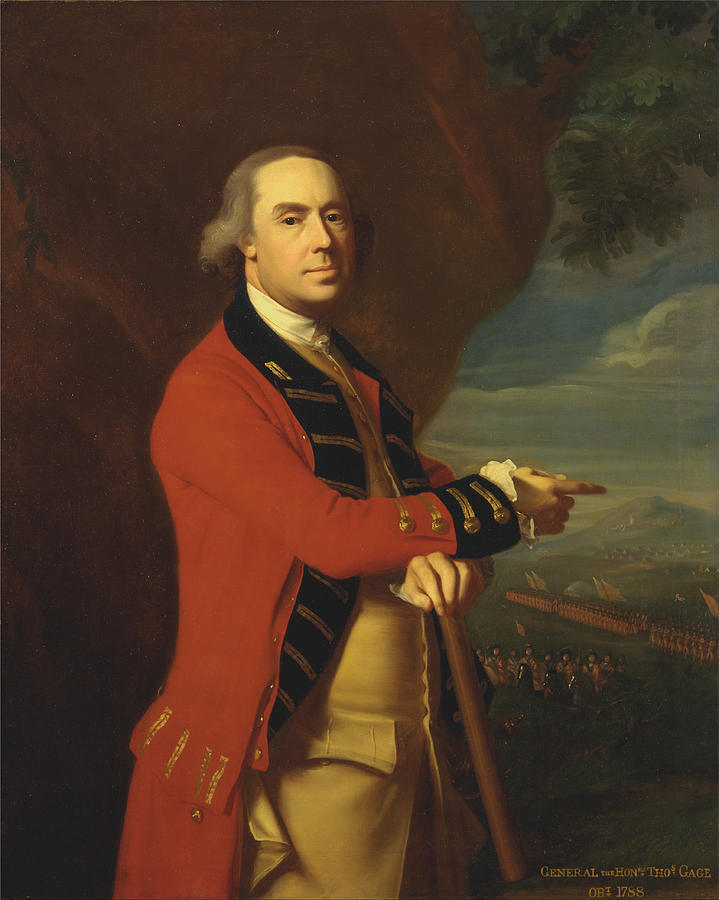 Portrait Painting - General Thomas Gage by Mountain Dreams