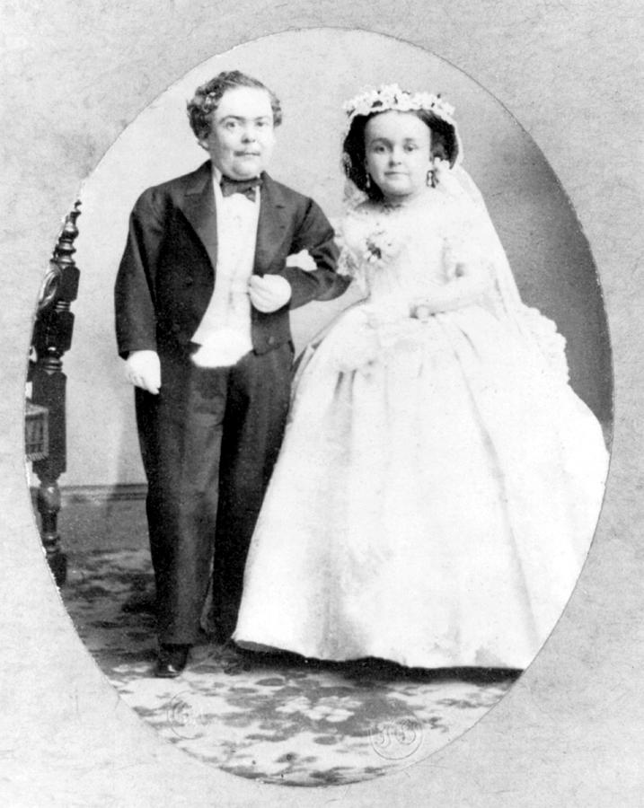 General Tom Thumb Weds Lavinia Warren Photograph by Science Source