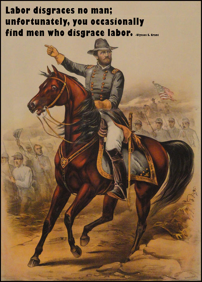 General Ulysses S. Grant Digital Art by Currier and Ives
