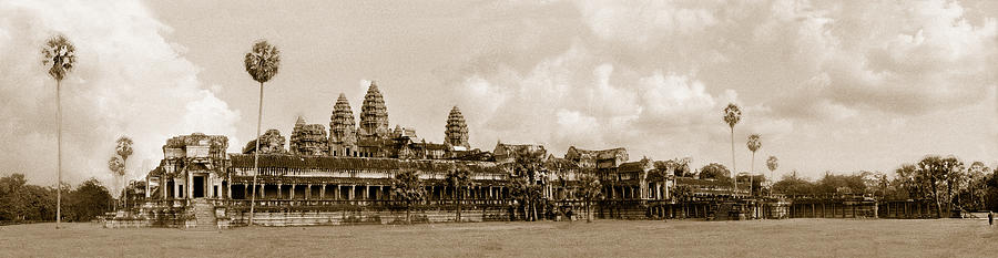 General View of the Khmer Temple Angkor Wat Photograph by Weston Westmoreland