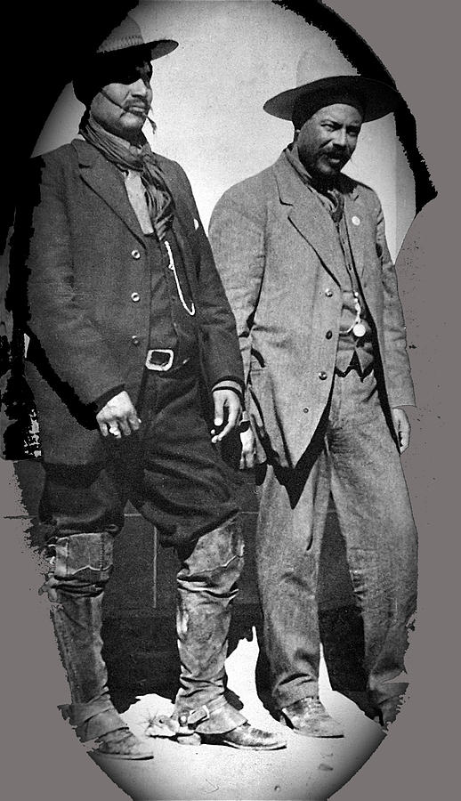 Generals Rodolfo Fierro and Pancho Villa #2 unknown location c.1913-2013 Photograph by David Lee Guss