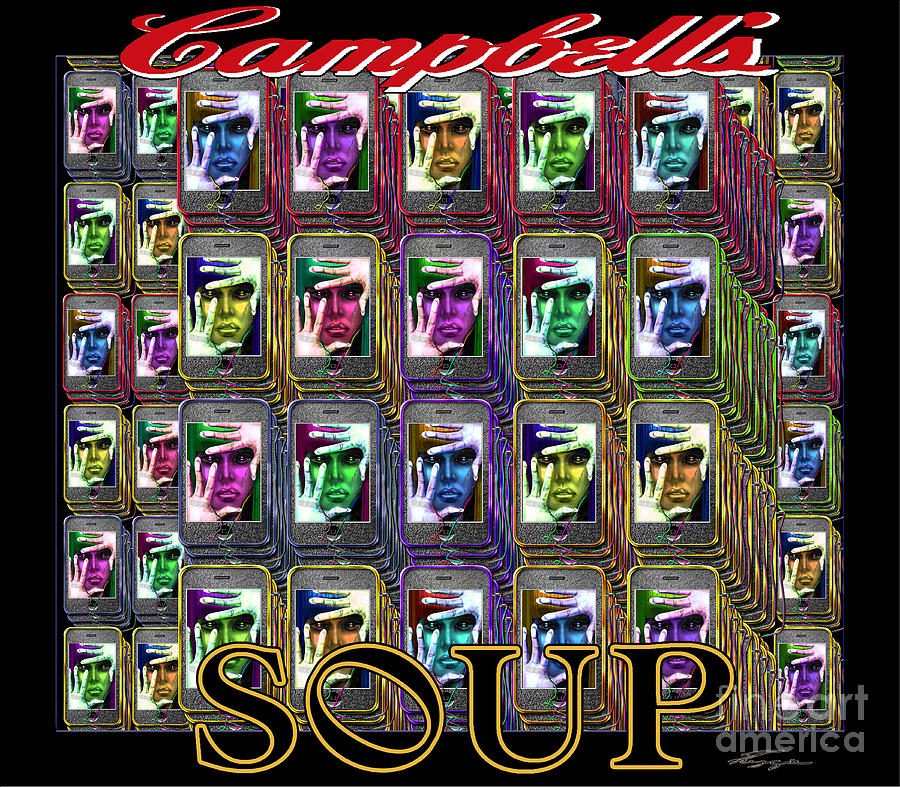 Generation Blu - The New Campbell Soup Painting by Reggie Duffie
