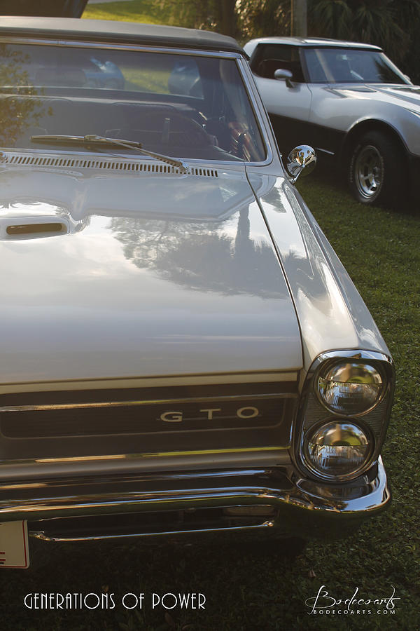 Generations Of Power Pontiac Gto And Chevy Corvette Photograph By Robin Lewis