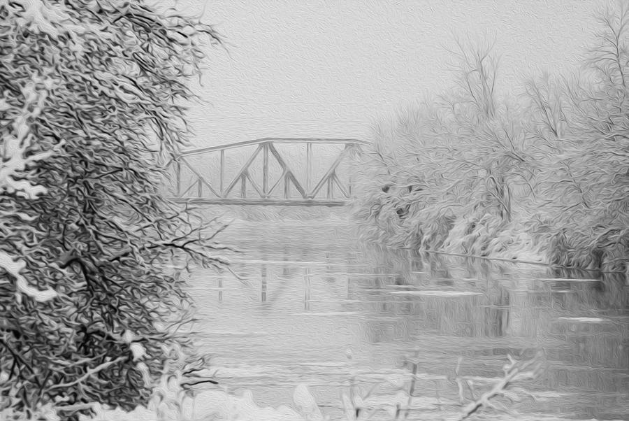 Bridge Photograph - Genesee River by Tracy Winter
