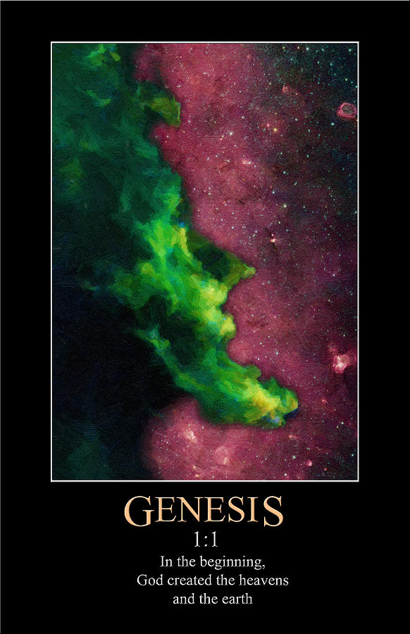 Genesis 1 Digital Art by John Haldane