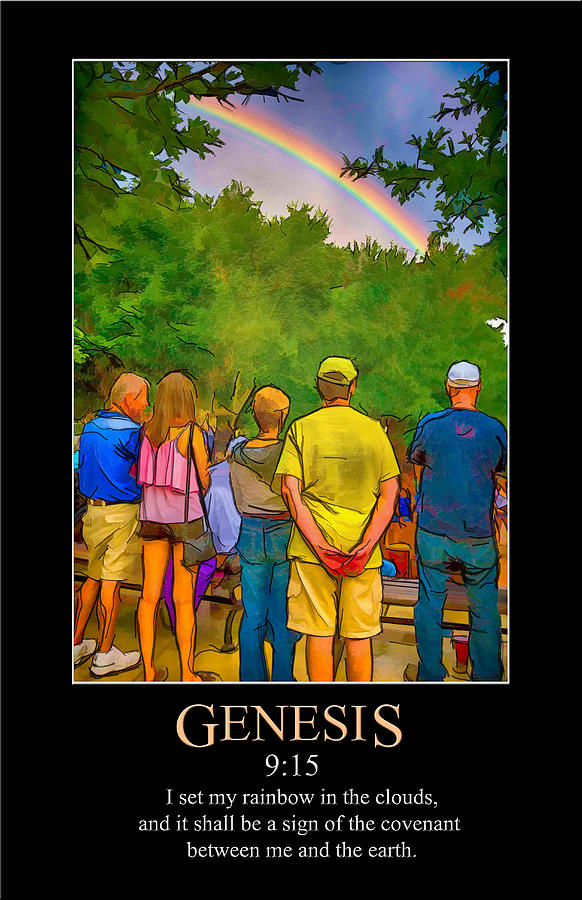 Genesis 9 Digital Art by John Haldane