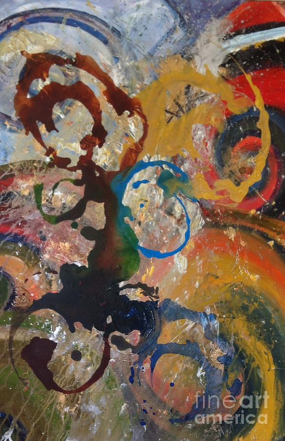 Abstract Painting - Genesis by Jacki Wright