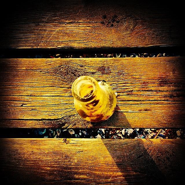 Bottle Photograph - #genie #bottle #snapso #down #hollow by Morten Skjelfoss