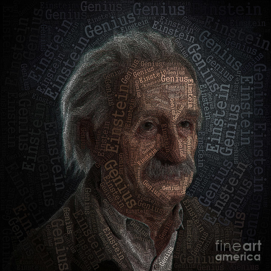 Genius Einstein Painting by Boon Mee - Fine Art America