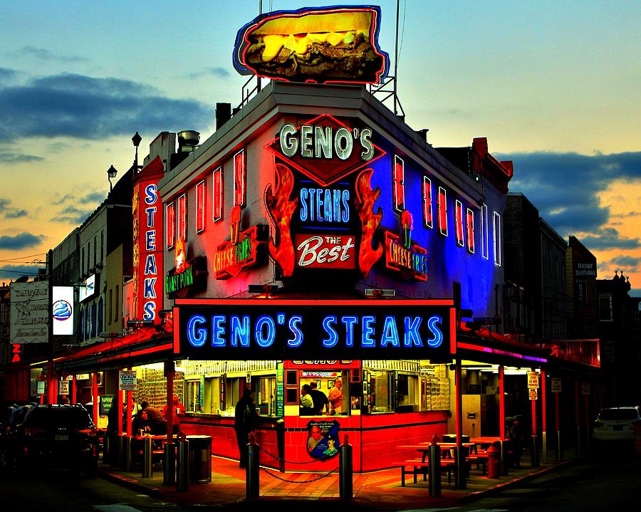 Genos Steaks Photograph by Benjamin Yeager