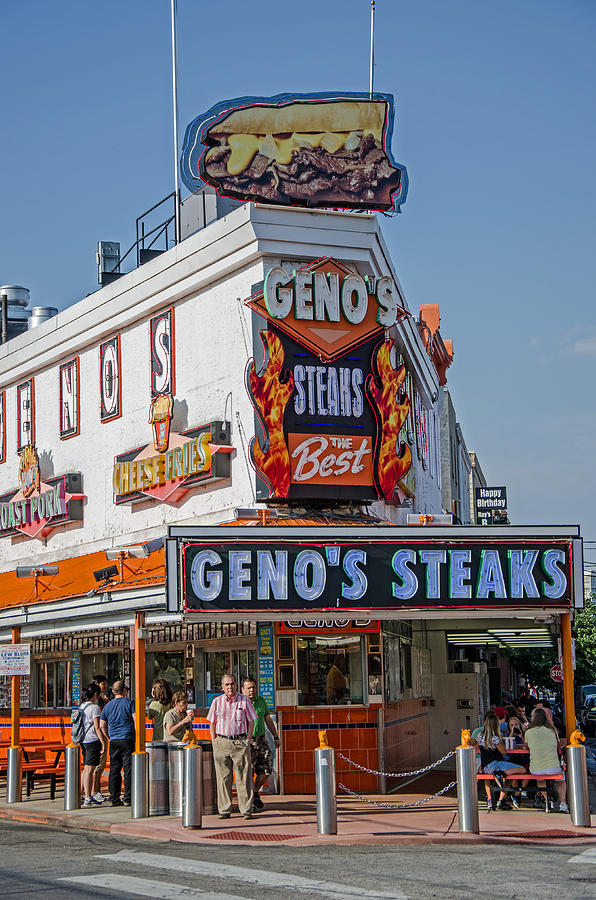 Genos Steaks Photograph by Susan McMenamin