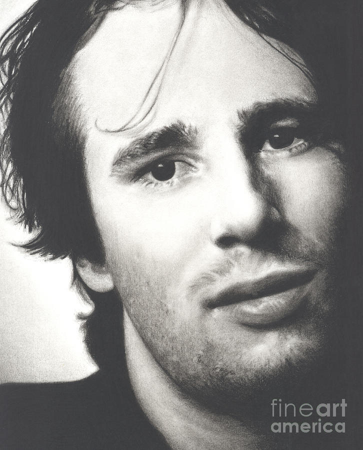 Jeff Buckley Drawing - Gentle and Kind -- Jeff Buckley by N Faulkner Jeff Buckley Drawing - Gentle and Kind -- Jeff Buckley by N Faulkner
