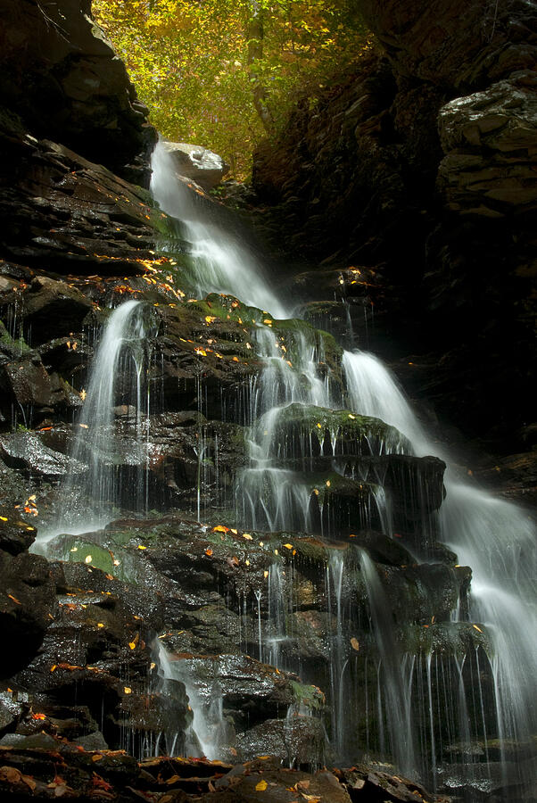 Waterfall Photograph - Gentle Falls by Paul W Faust -  Impressions of Light