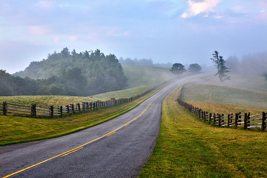 Gentle Morning - Blue Ridge Parkway Photograph by Dan Carmichael