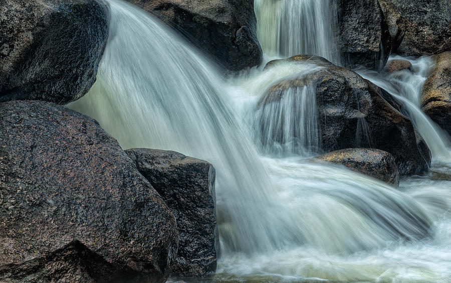 Gentle Waterfall Photograph by Tim Reaves