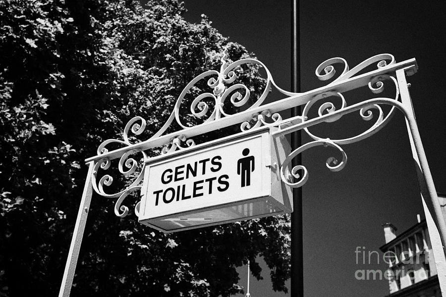 London Photograph - gents victorian public toilets smithfield London England UK by Joe Fox