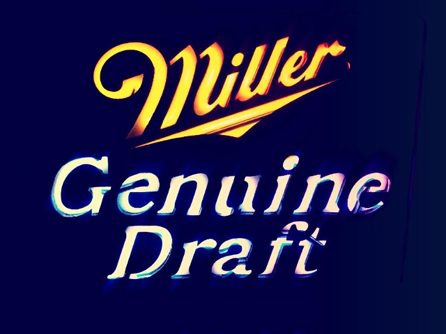 Beer Photograph - Genuine Draft by Ashlee Couch