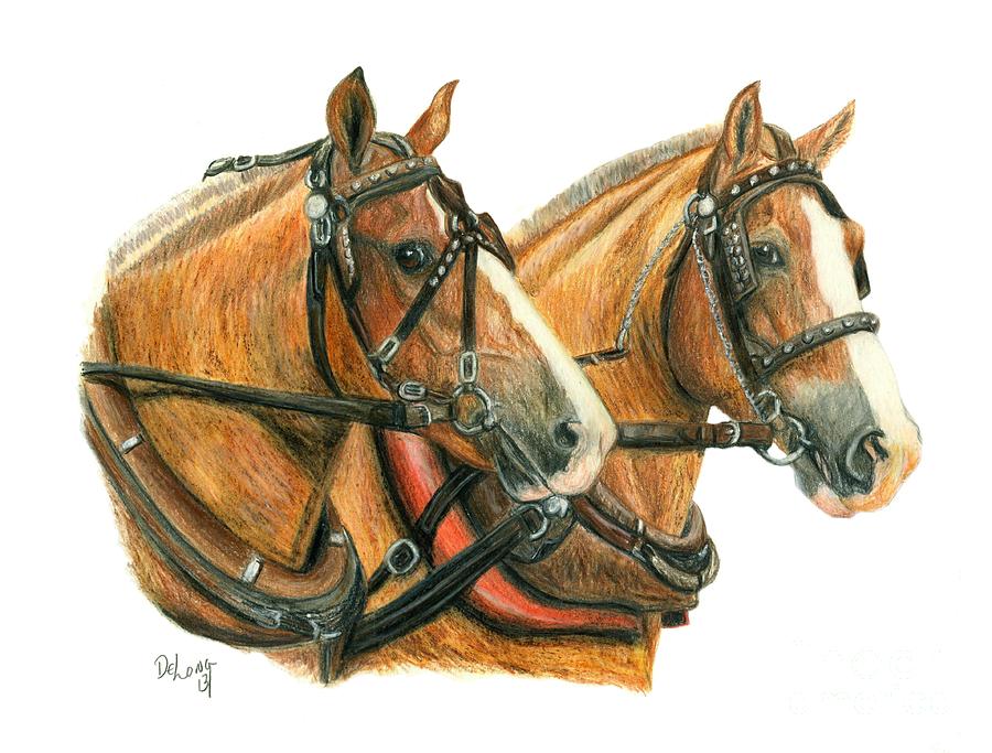 Genuine Horsepower Painting by Pat DeLong