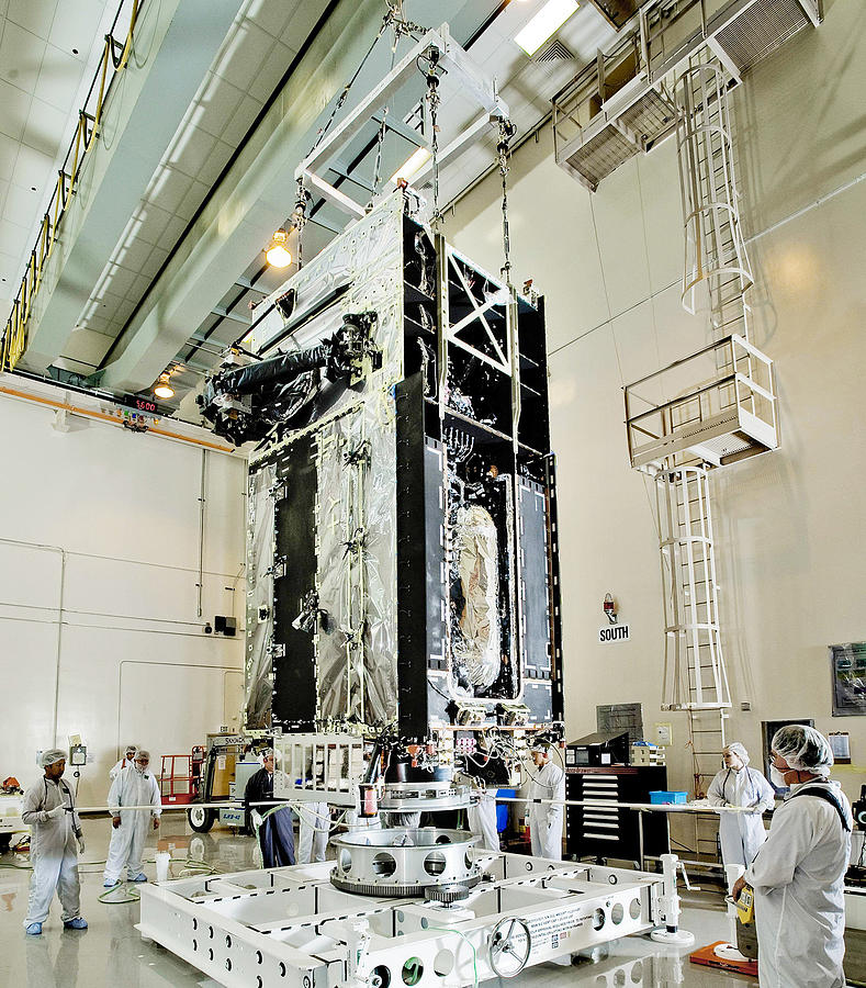 Geo1 Satellite In Lab Photograph by Science Source Fine Art America