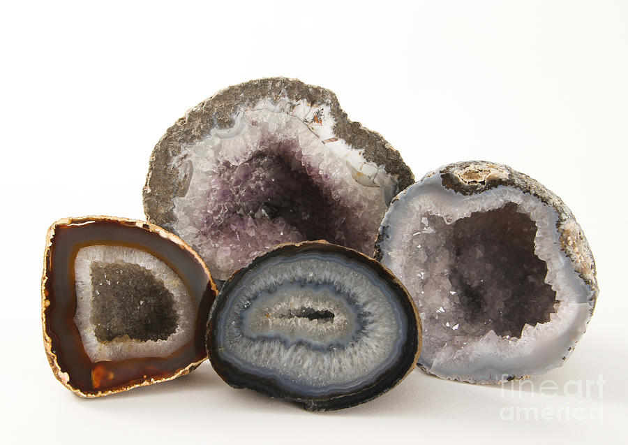 Geodes Photograph by Photo Researchers
